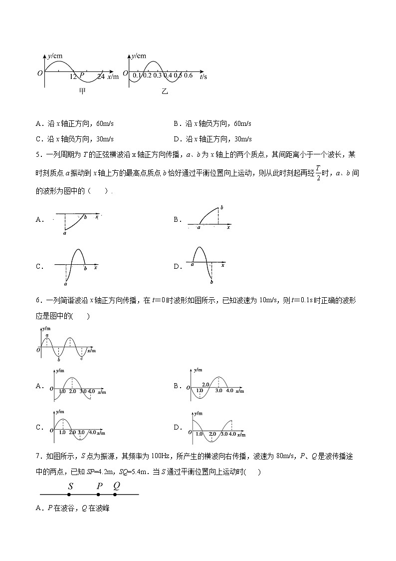 3.2波的描述专题复习2021—2022学年高中物理人教版(2019)选择性必修第一册第2页