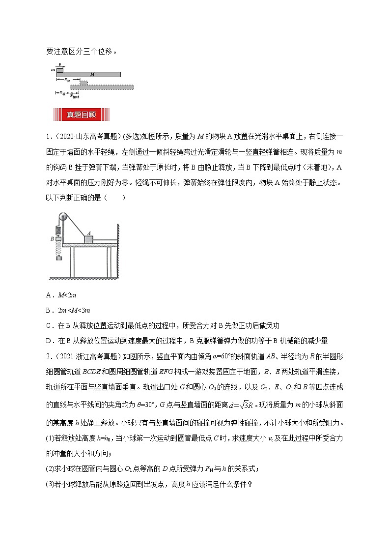 预测08 机械能守恒定律与功能原理综合应用 -【临门一脚】 高考物理三轮冲刺过关(原卷版)第3页