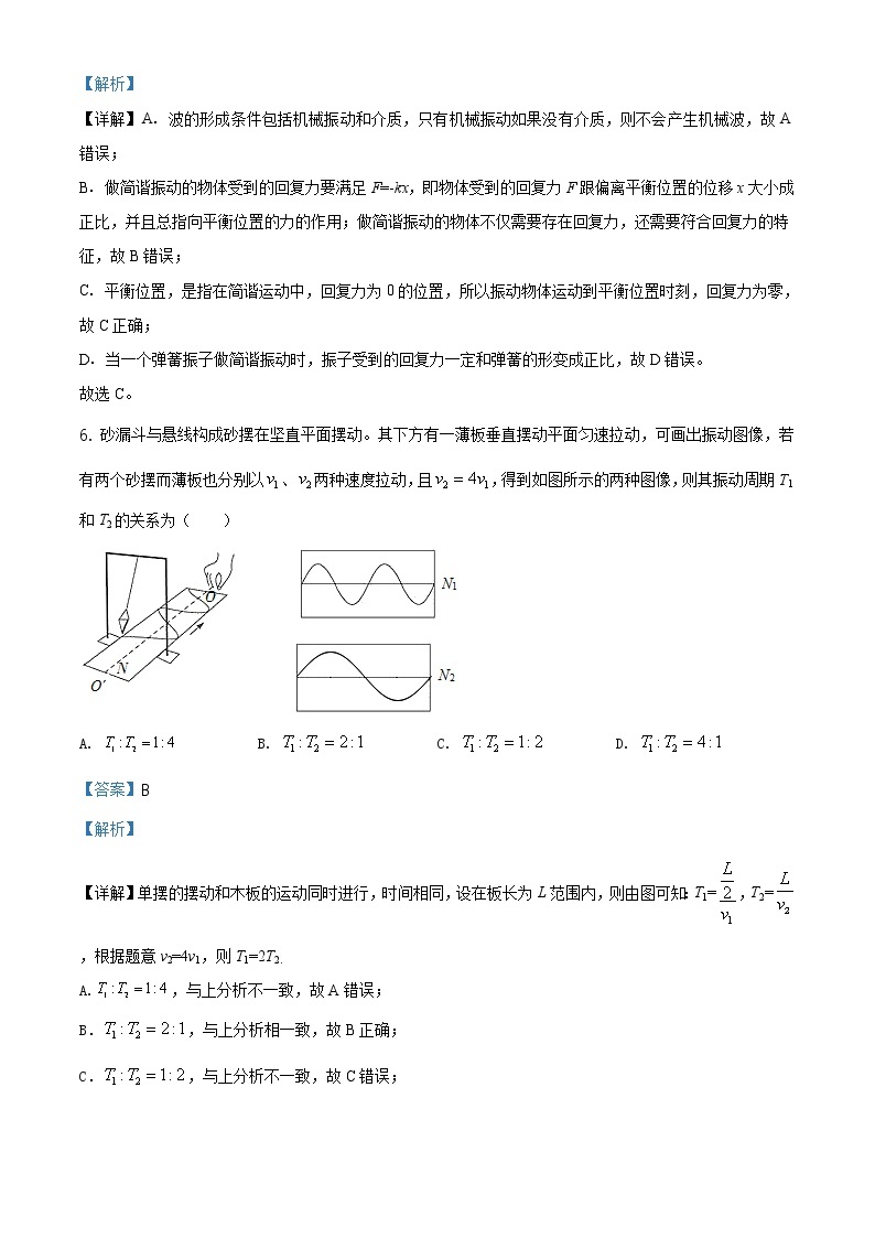 精品解析：上海市复旦大学附中2018-2019学年高一（下）期中物理试题（解析版）03