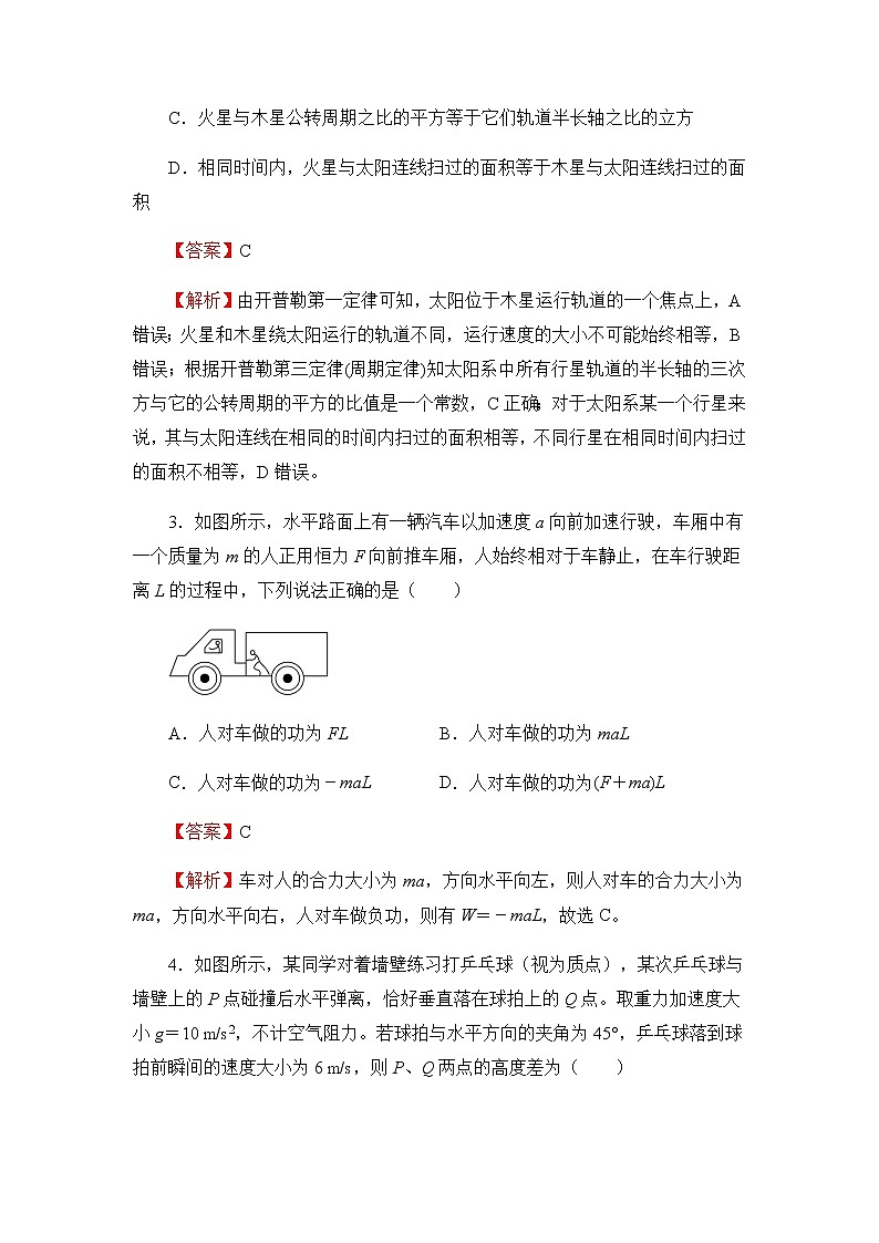 (新教材)2021-2022学年下学期高一期中备考卷-物理(含答案)第2页
