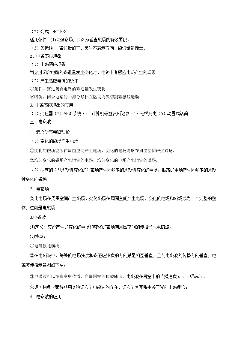第5章 章末复习 学案 高中物理新鲁科版必修第三册(2022年)第2页