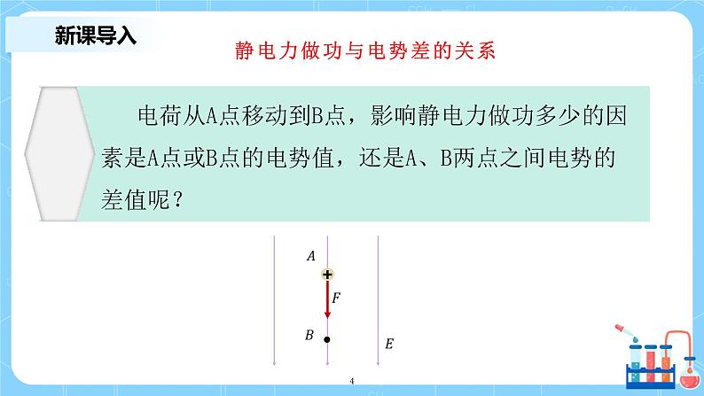 人教版(2019)高中物理必修三10.2《电势差》课件+教案+同步习题+学案04