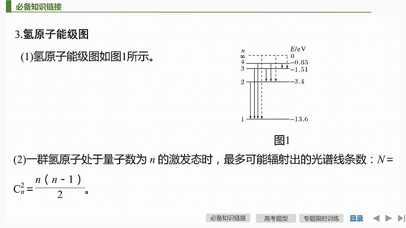 2022届二轮复习 专题八第3课时 近代物理初步和物理学史 课件(58张)第7页