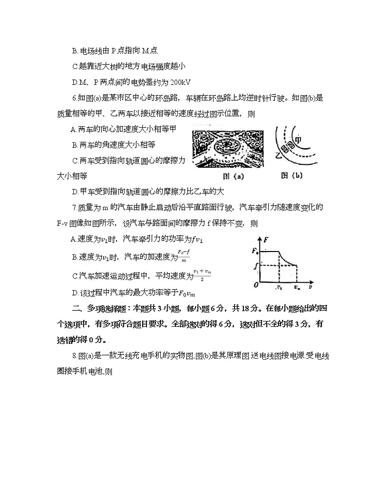2022届广东省普通高等学校招生全国统一考试模拟检测(二) 物理试题无答案03