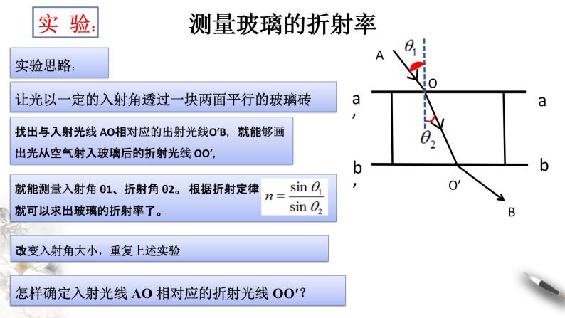 4.2测量玻璃砖的折射率课件PPT04
