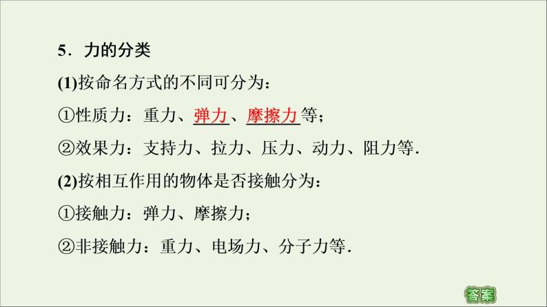 教科版高中物理必修第一册第3章相互作用1力重力课件08