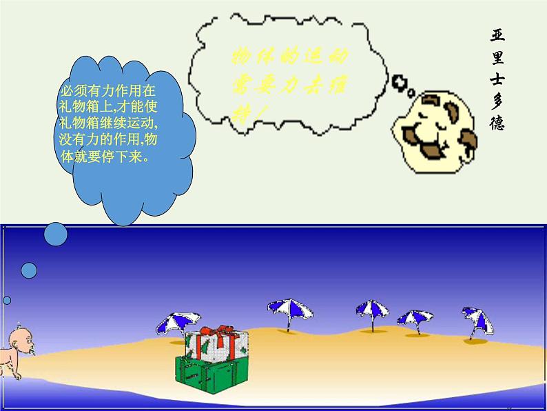 新人教版高中物理必修1第四章牛顿运动定律第1节牛顿第一定律课件04