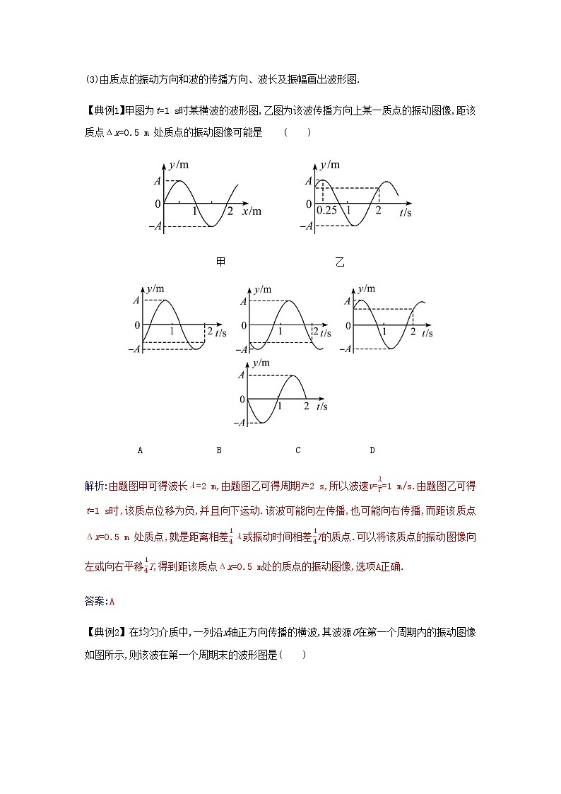 新人教版高中物理選擇性必修第一冊(cè)第三章機(jī)械波章末整合提升含解析第3頁