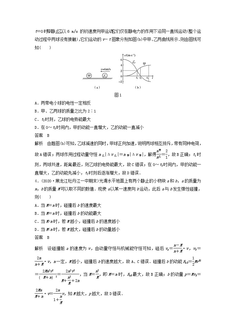 2023版高考物理专题46碰撞模型及拓展练习含解析第2页