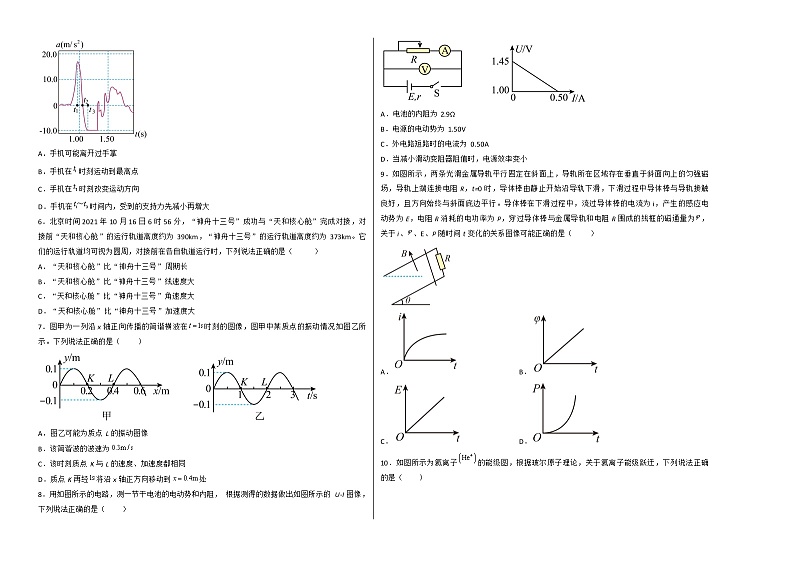 2022年高考物理预测押题卷+答案解析(北京卷二)02