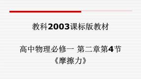 2021学年3 摩擦力课文内容课件ppt