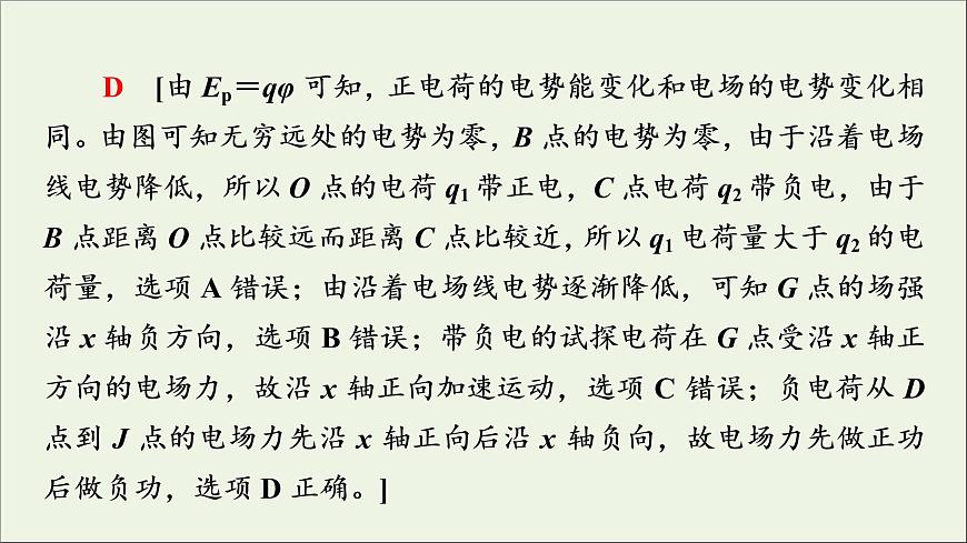 2022-2023年人教版(2019)新教材高中物理必修3 第10章靜電場(chǎng)中的能量章末綜合提升課件第8頁(yè)