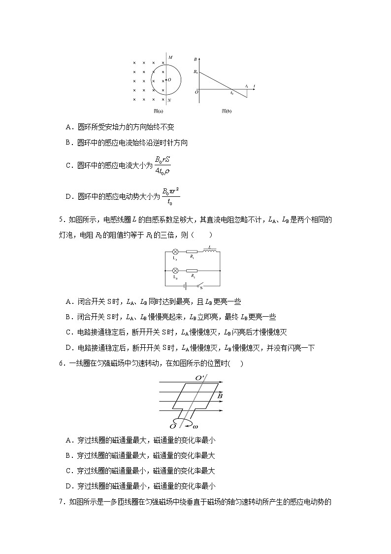 2021自治區(qū)烏蘭察布集寧區(qū)高二下學期期中考試物理試題含答案第2頁