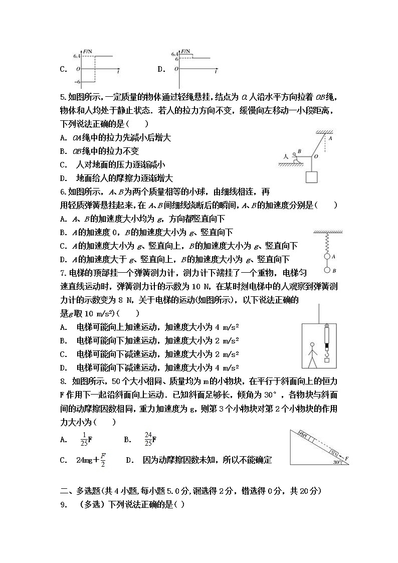 2021通辽科左中旗实验高中高二下学期6月月考物理试题含答案第2页