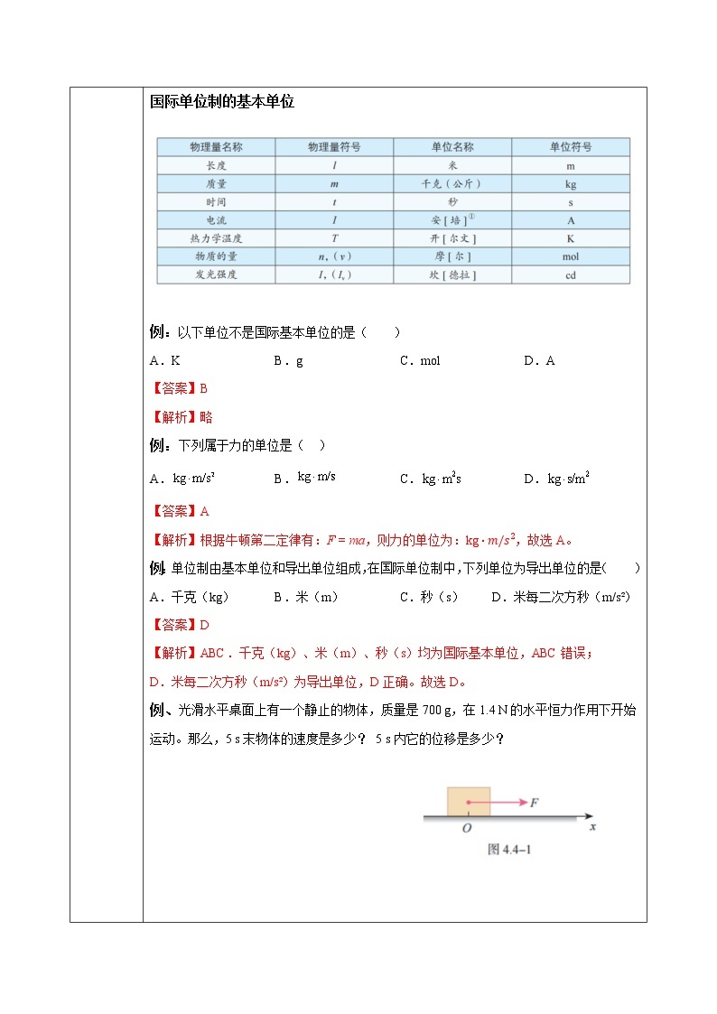 4.4《力学单位制》课件+教案02