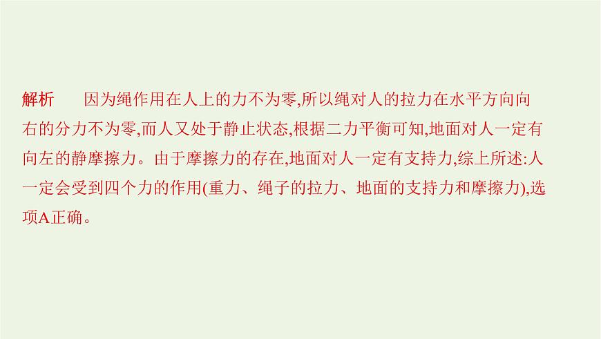 魯科版高中物理必修第一冊第3章相互作用章末總結(jié)課件第3頁