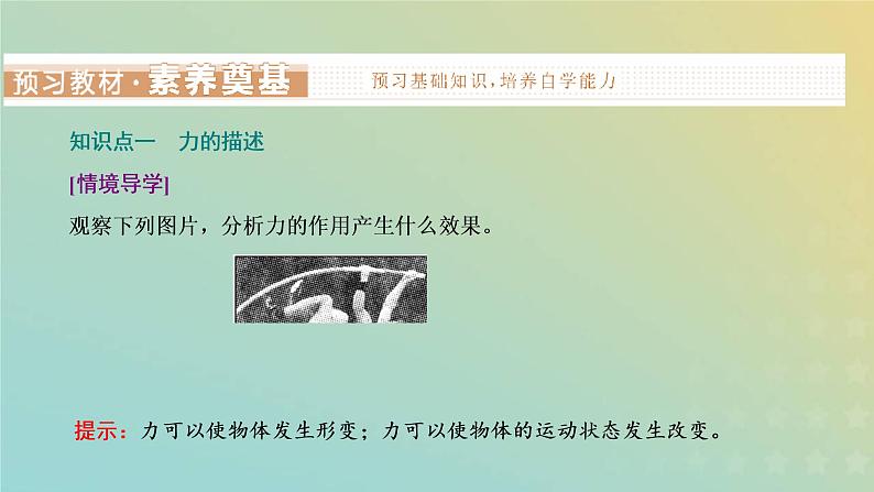 鲁科版高中物理必修第一册第3章相互作用第1节重力与重心课件第3页