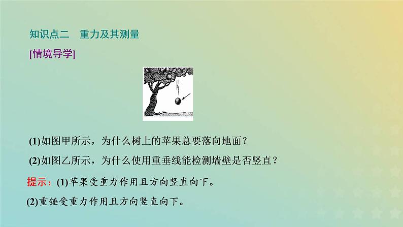 鲁科版高中物理必修第一册第3章相互作用第1节重力与重心课件第7页