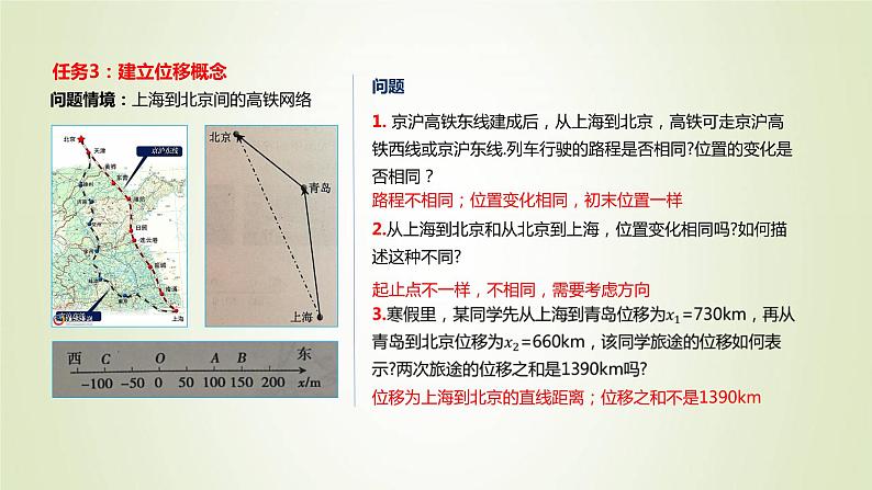 新人教版高中物理必修第一册第一章运动的描述第2节时间位移作业课件第7页