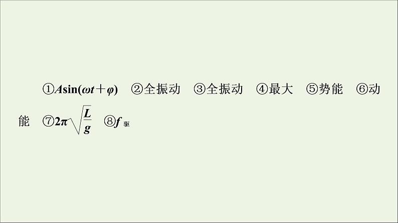 粤教版高中物理选择性必修第一册第2章机械振动章末综合提升课件第4页