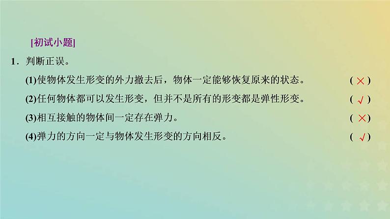 鲁科版高中物理必修第一册第3章相互作用第2节第1课时弹力课件第6页