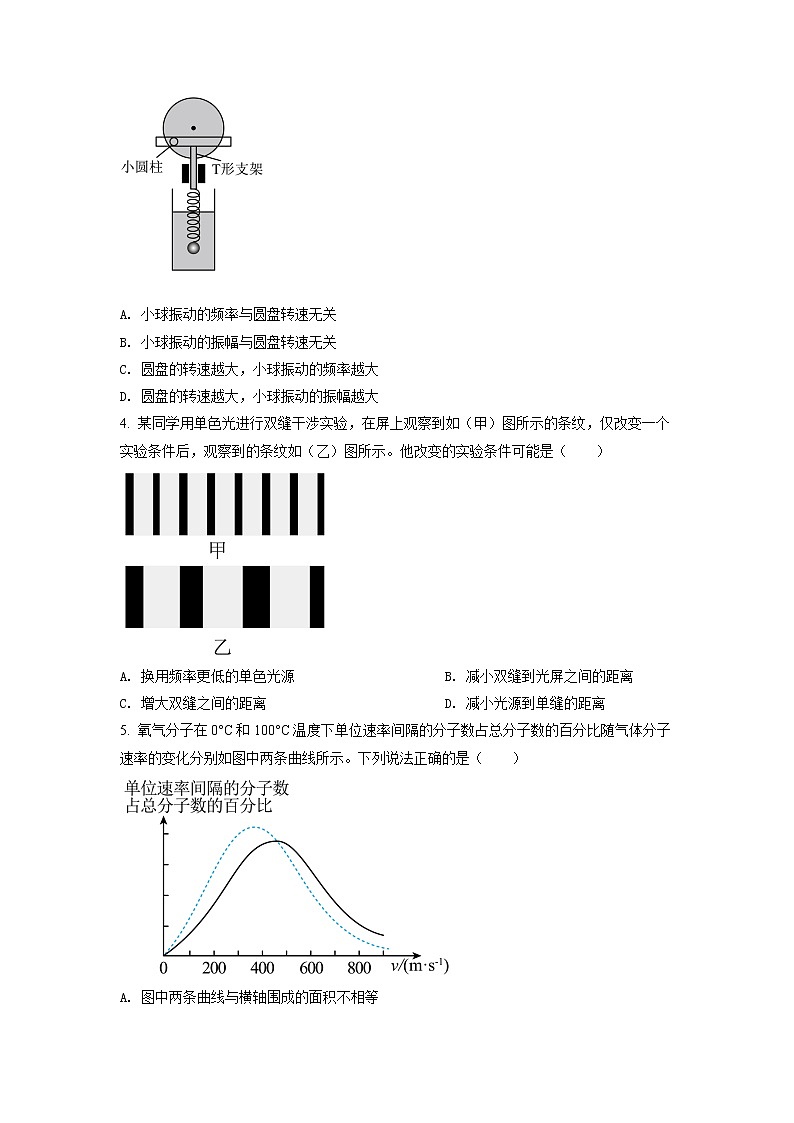 2022实验中学高二下学期第三次月考物理试题(含详解)02