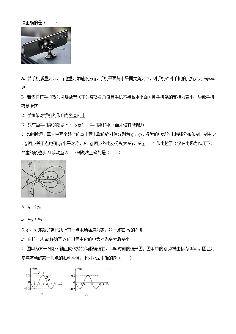 2021铁岭高三下学期普通高等学校招生全国统一考试模拟(二)物理试题含答案第2页