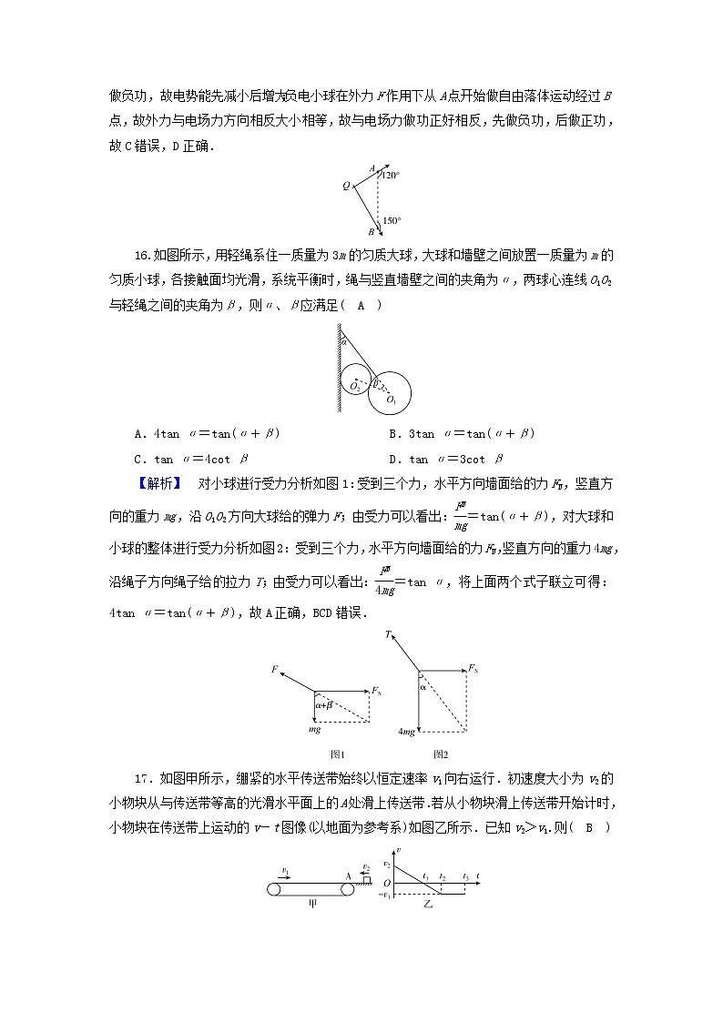 高考物理二轮复习选择题专项练1含解析第2页