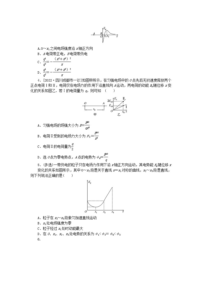 高考物理复习特训考点九静电场第69练电场中的图像问题含解析第2页
