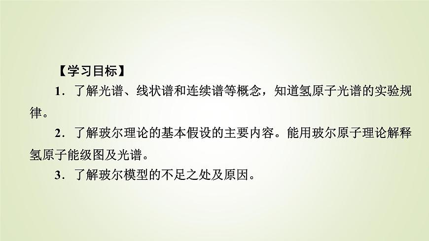 新人教版高中物理選擇性必修第三冊(cè)第四章原子結(jié)構(gòu)和波粒二象性4氫原子光譜和玻爾的原子模型課件第5頁