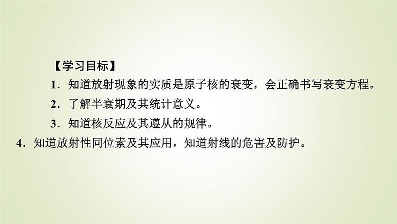 新人教版高中物理选择性必修第三册第五章原子核2放射性元素的衰变课件05