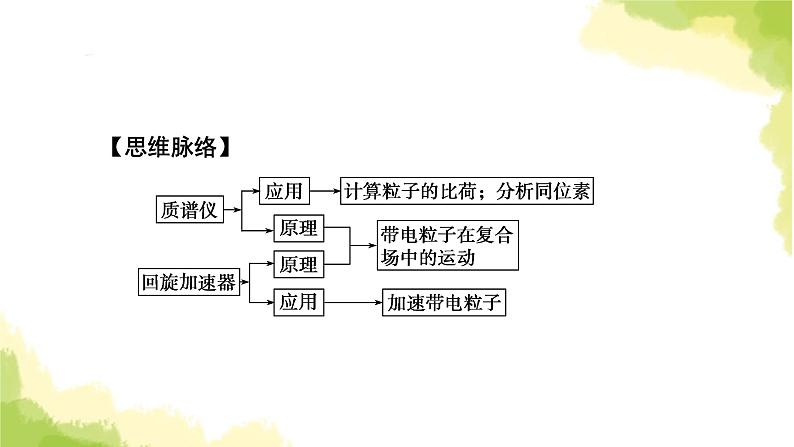 新人教版高中物理选择性必修第二册第一章安培力与洛伦兹力4质谱仪与回旋加速器课件06