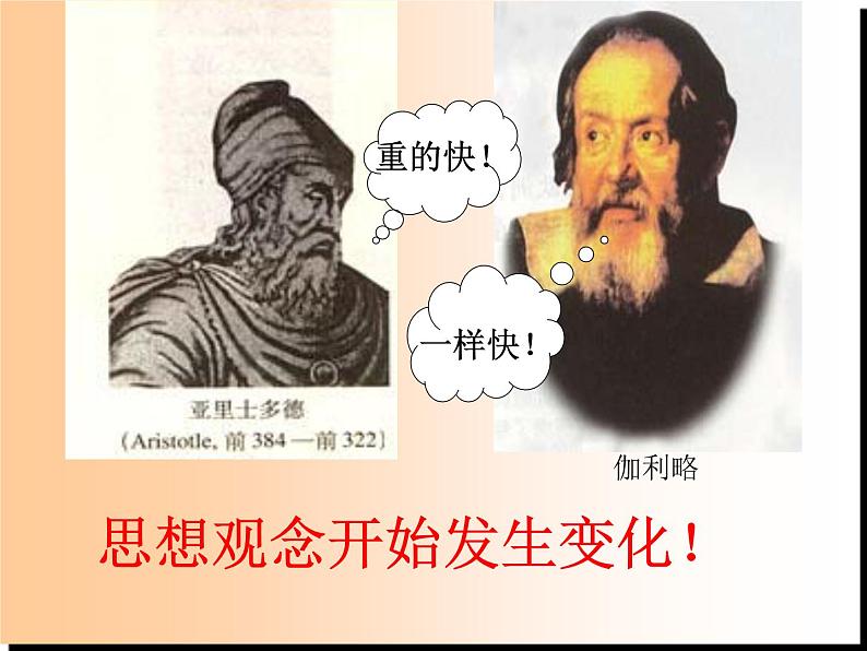 2022-2023年人教版高中物理必修1 第2章匀变速直线运动的研究2-6伽利略对落体运动的研究课件第5页