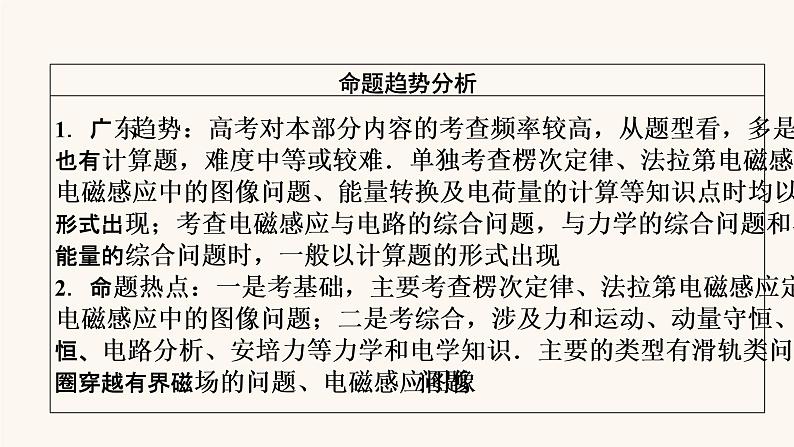人教版高考物理一轮复习专题10电磁感应第1讲电磁感应现象楞次定律课件04
