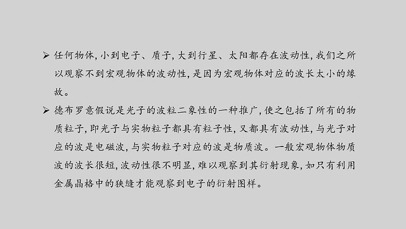 人教版(2019)高中物理选择性必修第三册_粒子的波动性和量子力学的建立 课件3第6页