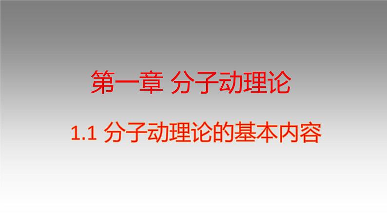 人教版(2019)高中物理选择性必修第三册_分子动理论的基本内容_课件401
