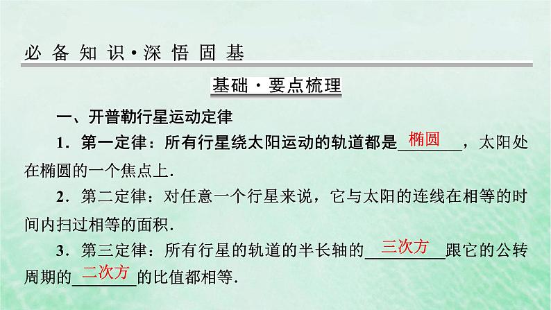 2023版高考物理一轮总复习专题4曲线运动万有引力与航天第4讲万有引力与航天课件第2页