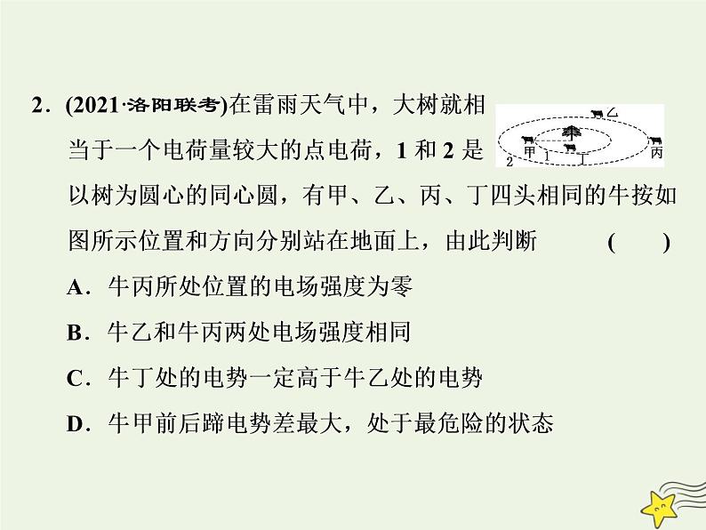 高考物理二轮复习第7章静电场习题课新教材真情境折射出的命题新导向课件第5页