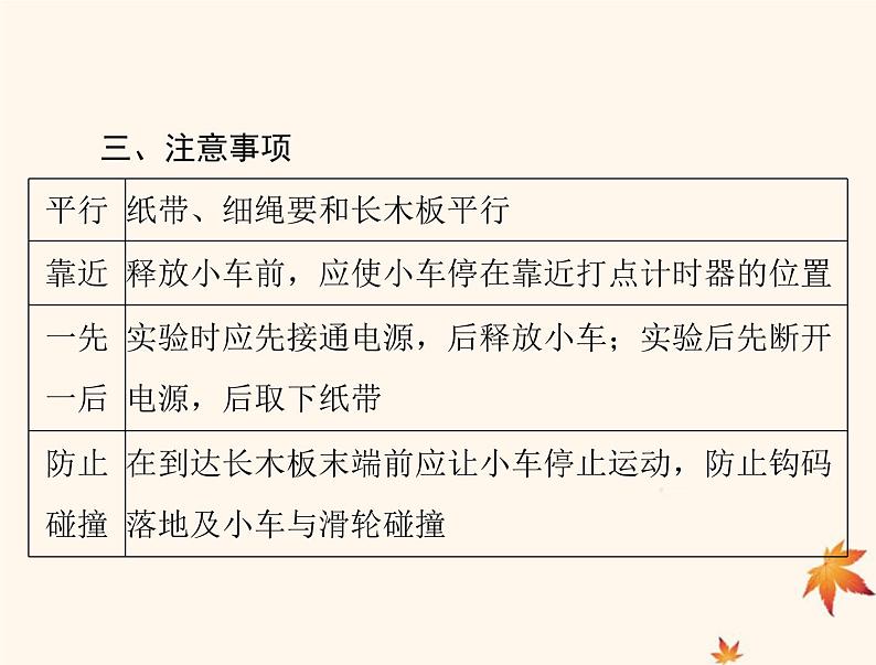 2023版高考物理一轮总复习第一章实验一研究匀变速直线运动课件第4页