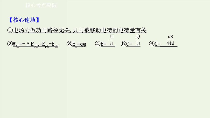 人教版高中物理必修第三冊第10章靜電場中的能量單元復(fù)習(xí)課課件第3頁