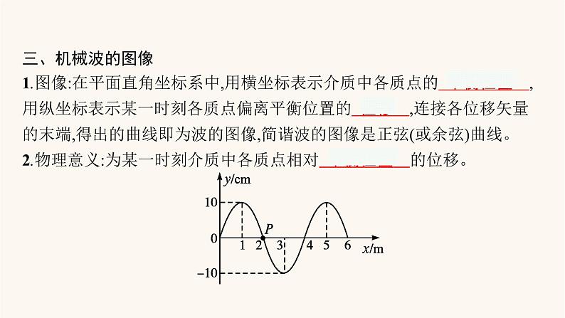 高考物理一轮复习第7章机械振动和机械波第2节机械波课件第6页