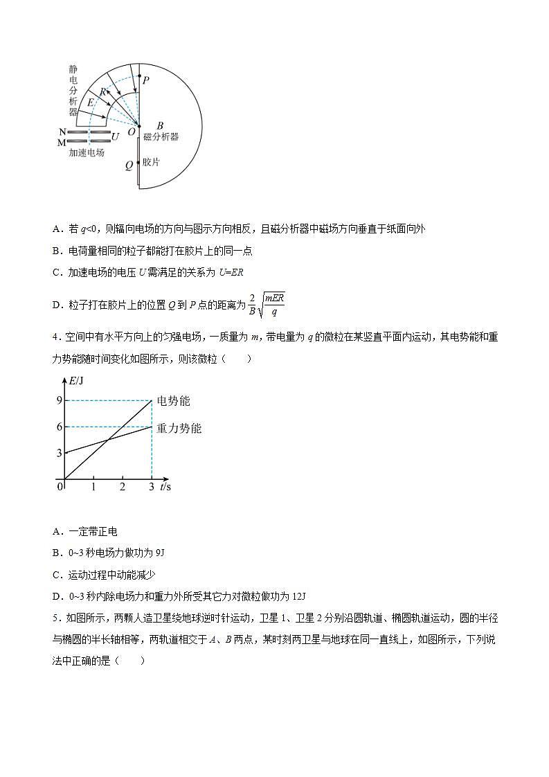 2022届福建省福州第一中学高三(下)高考模拟物理试题(word版)第2页