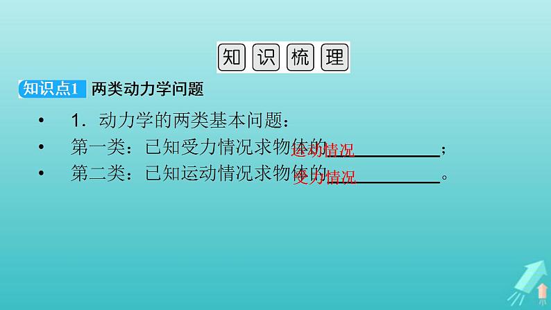 人教版高考物理一轮复习第3章牛顿运动定律第2讲牛顿第二定律的基本应用课件03