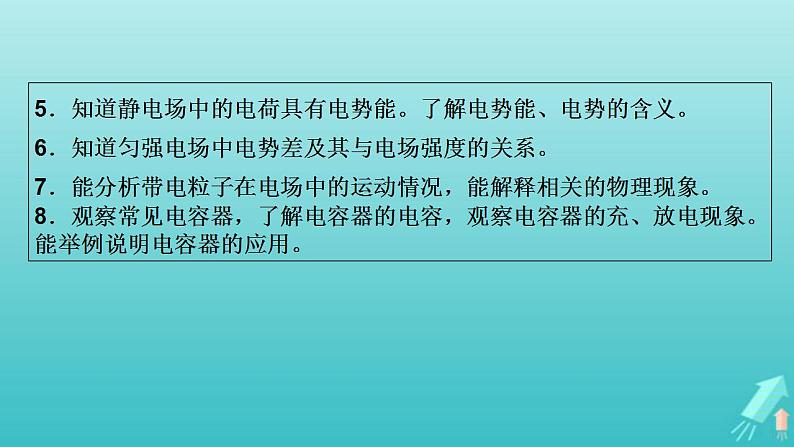 人教版高考物理一轮复习第7章静电场第1讲电场力的性质课件03