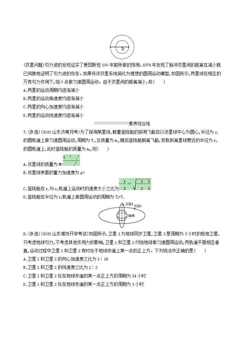 高考物理一轮复习课时练13万有引力定律及其应用含答案第2页