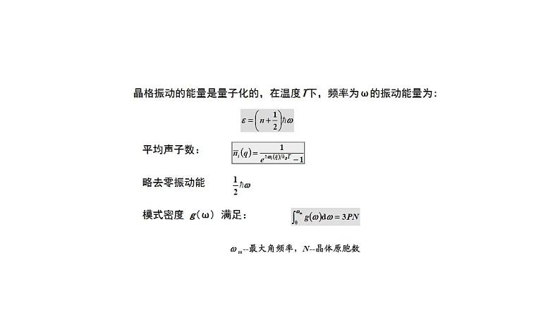 2021-2022学年高二物理竞赛课件:晶格热容第4页