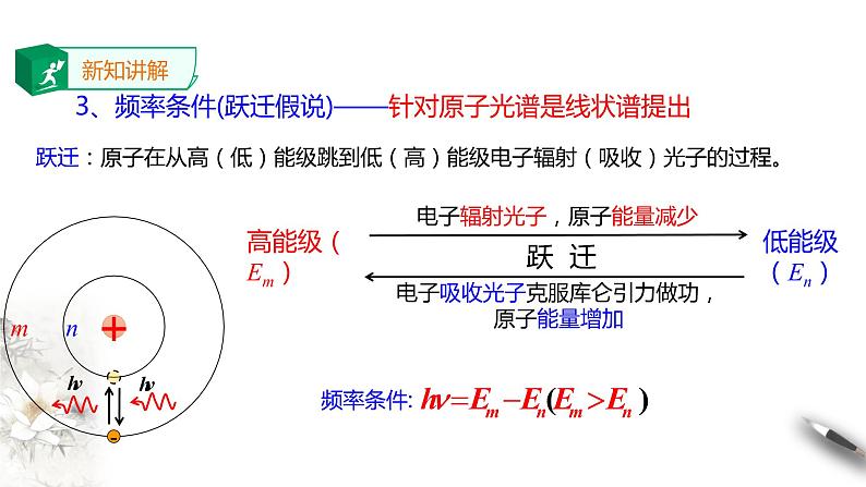 人教版高中物理选择性必修三 第4章第4节氢原子光谱和玻尔的原子模型课件第二课时05