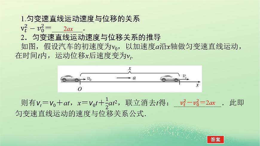 2022_2023學年新教材高中物理第二章勻變速直線運動的規(guī)律4勻變速直線運動規(guī)律的應用課件教科版必修第一冊第5頁