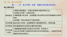 2022_2023学年新教材高中物理第三章热力学定律第一二节热力学第一定律能量守恒定律及其应用课件粤教版选择性必修第三册