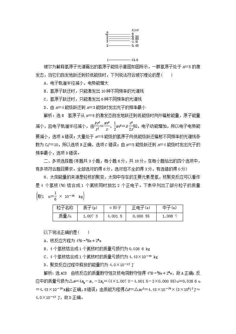 2022_2023学年新教材高中物理模块综合检测新人教版选择性必修第三册03